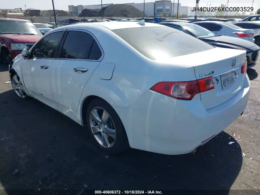 2012 Acura Tsx 2.4 VIN: JH4CU2F6XCC003529 Lot: 40606372