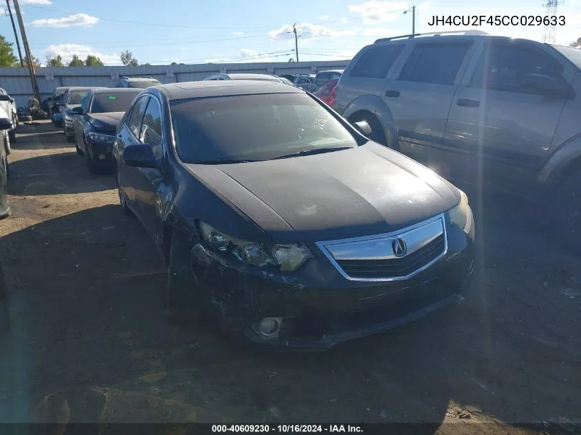 2012 Acura Tsx 2.4 VIN: JH4CU2F45CC029633 Lot: 40609230