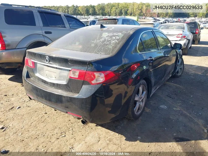 2012 Acura Tsx 2.4 VIN: JH4CU2F45CC029633 Lot: 40609230