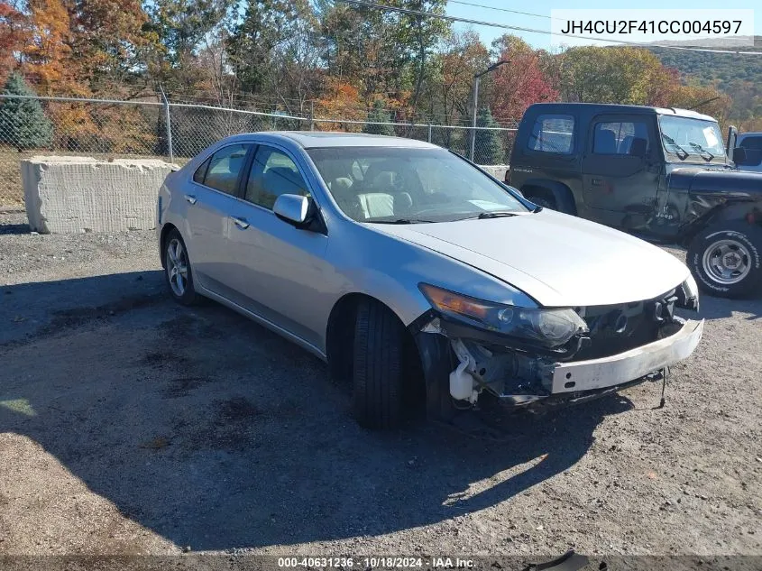 2012 Acura Tsx 2.4 VIN: JH4CU2F41CC004597 Lot: 40631236