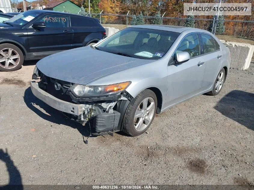 2012 Acura Tsx 2.4 VIN: JH4CU2F41CC004597 Lot: 40631236