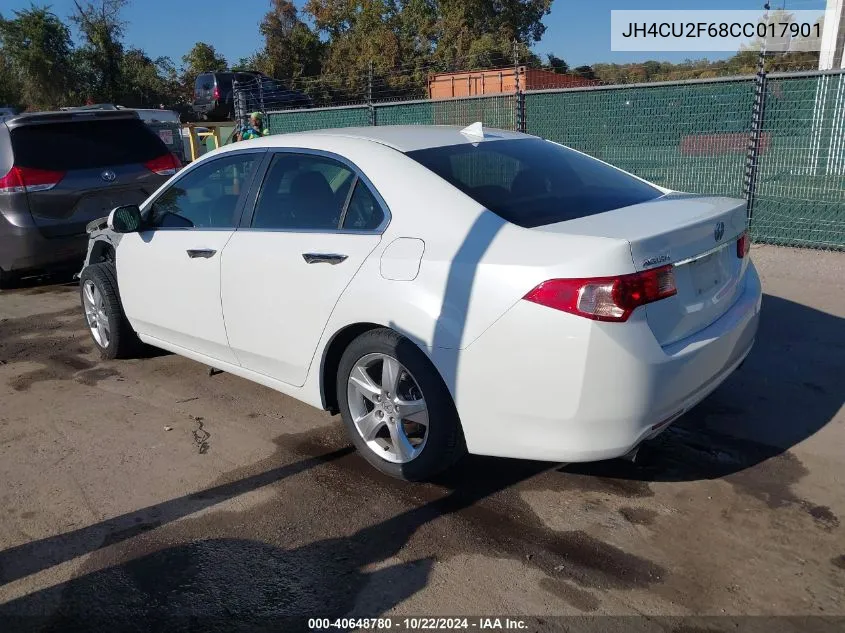 2012 Acura Tsx 2.4 VIN: JH4CU2F68CC017901 Lot: 40648780