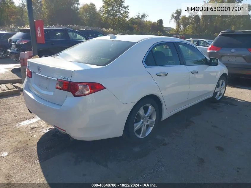 2012 Acura Tsx 2.4 VIN: JH4CU2F68CC017901 Lot: 40648780