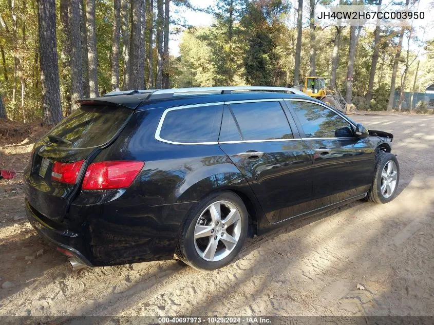 2012 Acura Tsx 2.4 VIN: JH4CW2H67CC003950 Lot: 40697973