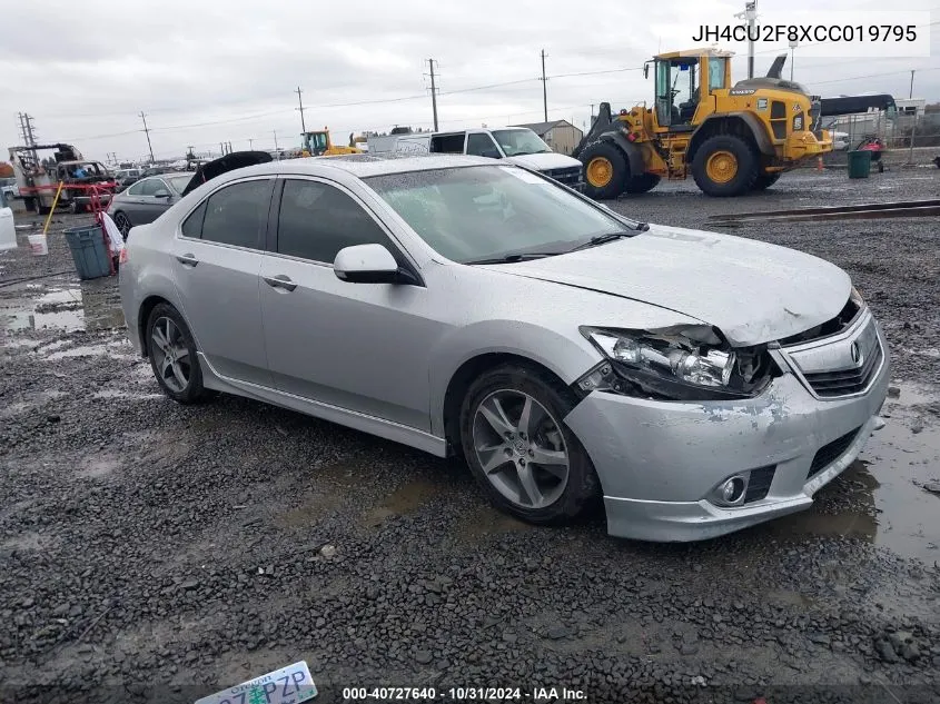 2012 Acura Tsx 2.4 VIN: JH4CU2F8XCC019795 Lot: 40727640