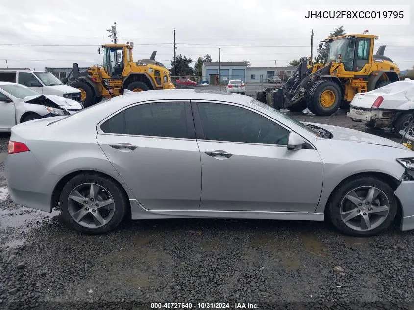 2012 Acura Tsx 2.4 VIN: JH4CU2F8XCC019795 Lot: 40727640