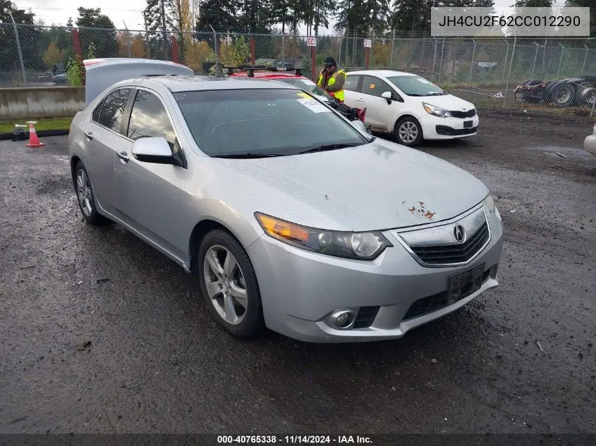 2012 Acura Tsx 2.4 VIN: JH4CU2F62CC012290 Lot: 40765338