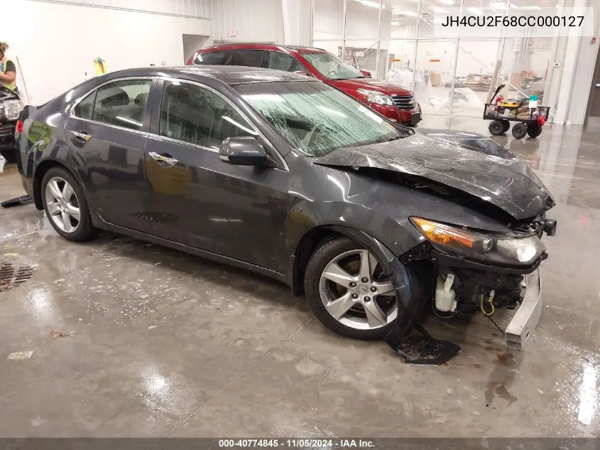 2012 Acura Tsx 2.4 VIN: JH4CU2F68CC000127 Lot: 40774845