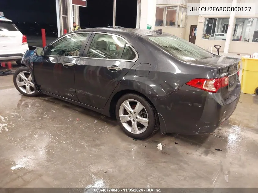 2012 Acura Tsx 2.4 VIN: JH4CU2F68CC000127 Lot: 40774845