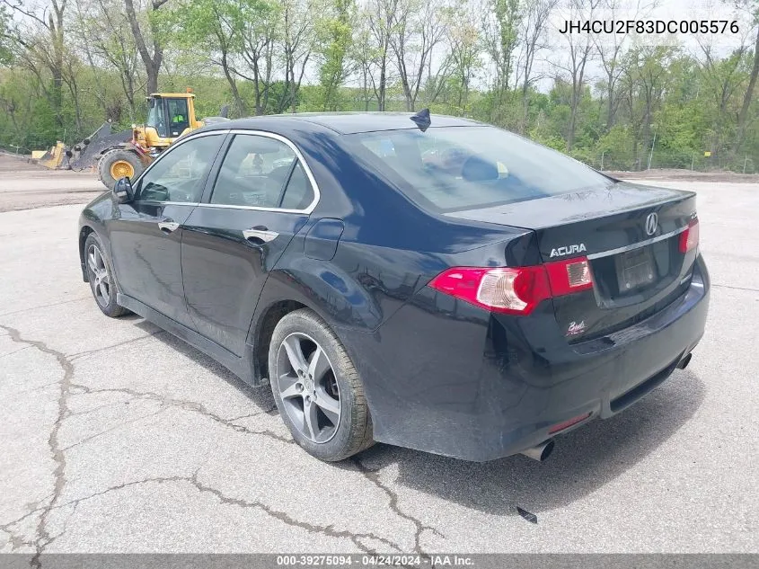 2013 Acura Tsx 2.4 VIN: JH4CU2F83DC005576 Lot: 39275094