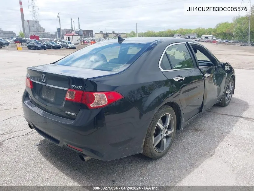 2013 Acura Tsx 2.4 VIN: JH4CU2F83DC005576 Lot: 39275094