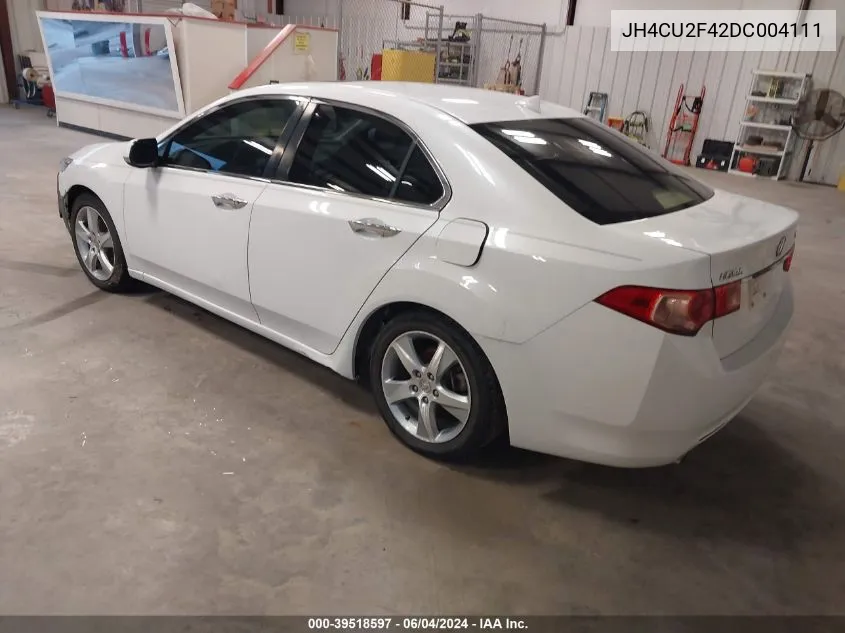 2013 Acura Tsx 2.4 VIN: JH4CU2F42DC004111 Lot: 39518597