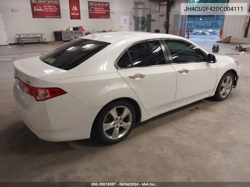 JH4CU2F42DC004111 2013 Acura Tsx 2.4