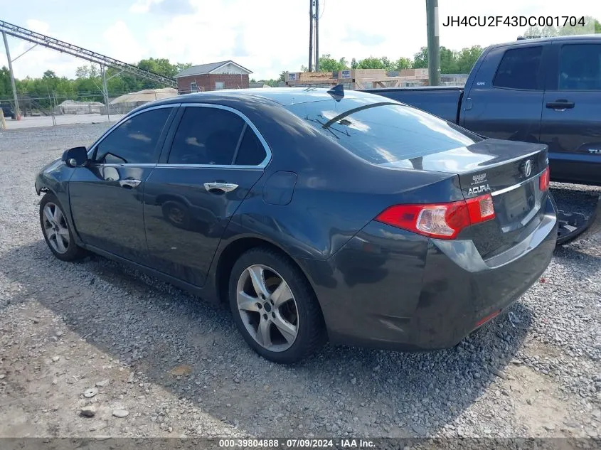 2013 Acura Tsx 2.4 VIN: JH4CU2F43DC001704 Lot: 39804888