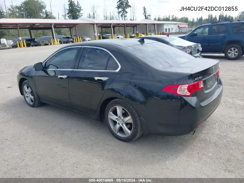 JH4CU2F42DC012855 2013 Acura Tsx 2.4