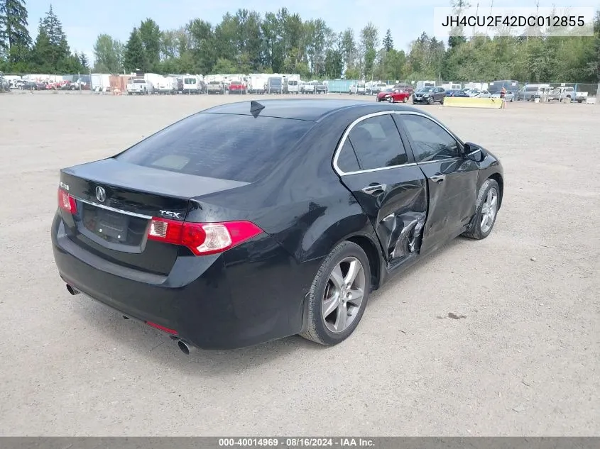 2013 Acura Tsx 2.4 VIN: JH4CU2F42DC012855 Lot: 40014969