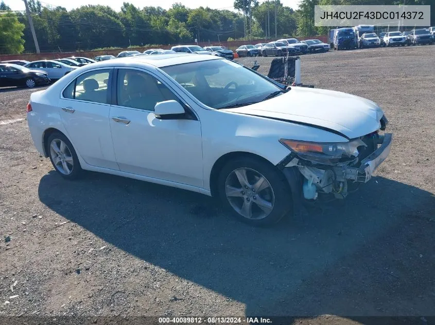 2013 Acura Tsx 2.4 VIN: JH4CU2F43DC014372 Lot: 40089812