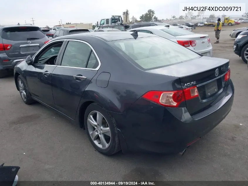 2013 Acura Tsx 2.4 VIN: JH4CU2F4XDC009721 Lot: 40134944