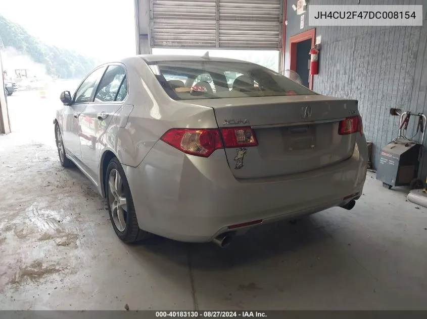 2013 Acura Tsx 2.4 VIN: JH4CU2F47DC008154 Lot: 40183130