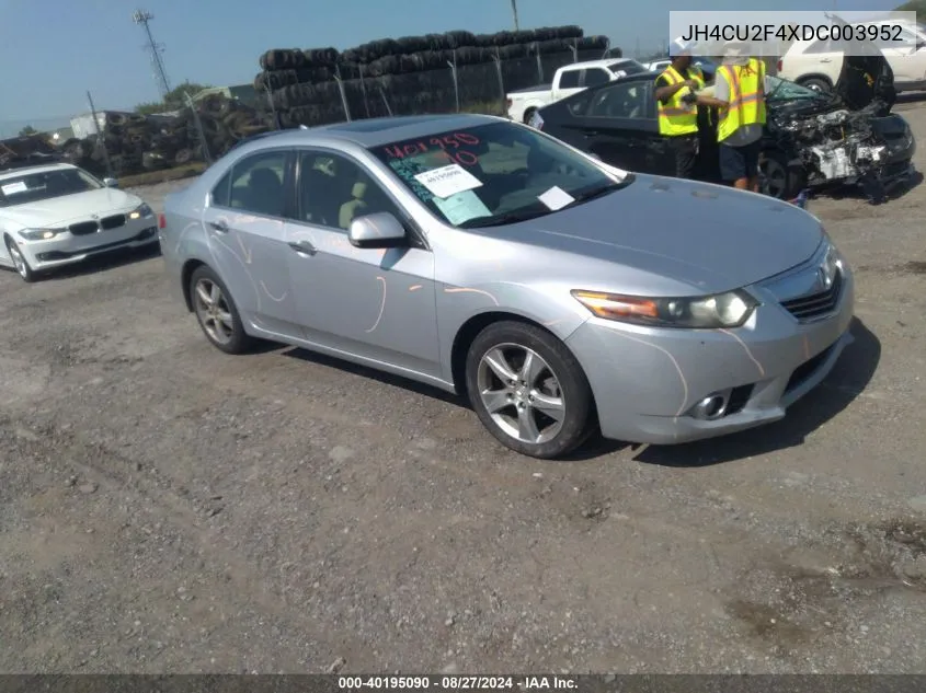 2013 Acura Tsx 2.4 VIN: JH4CU2F4XDC003952 Lot: 40195090