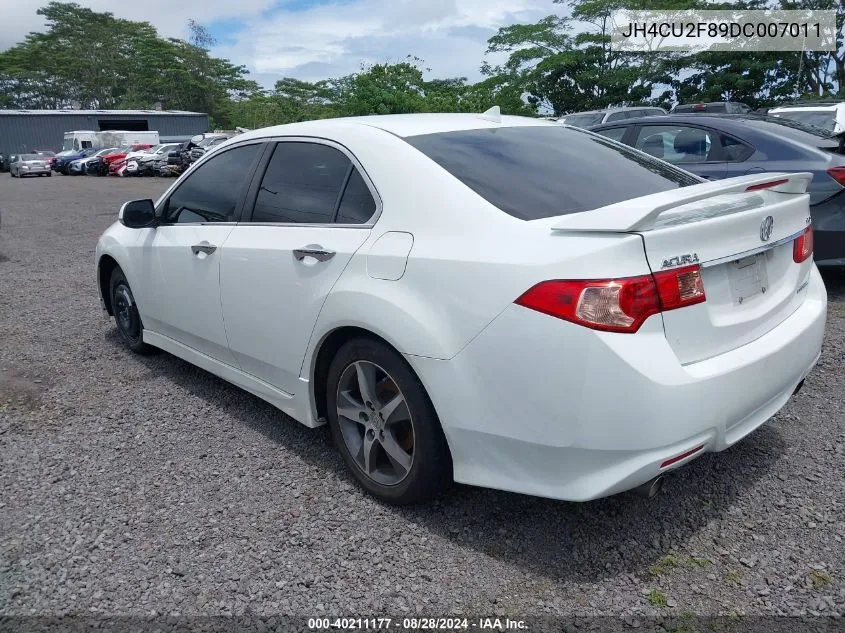 2013 Acura Tsx 2.4 VIN: JH4CU2F89DC007011 Lot: 40211177