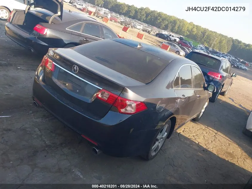 2013 Acura Tsx 2.4 VIN: JH4CU2F42DC014279 Lot: 40218201