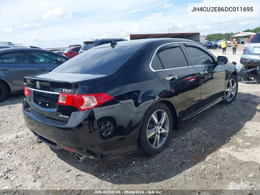 2013 Acura Tsx 2.4 VIN: JH4CU2E86DC011695 Lot: 40258106