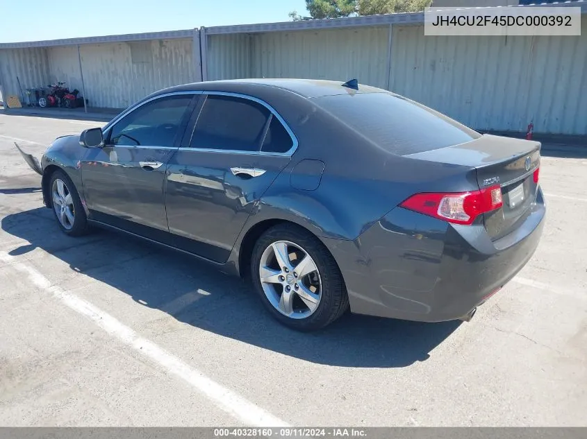 2013 Acura Tsx 2.4 VIN: JH4CU2F45DC000392 Lot: 40328160