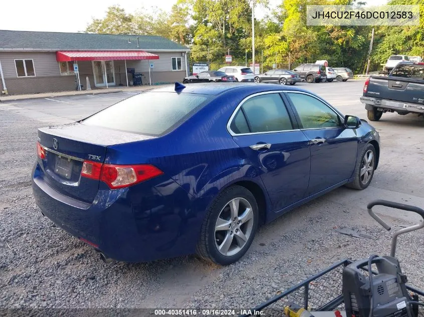 2013 Acura Tsx 2.4 VIN: JH4CU2F46DC012583 Lot: 40351416