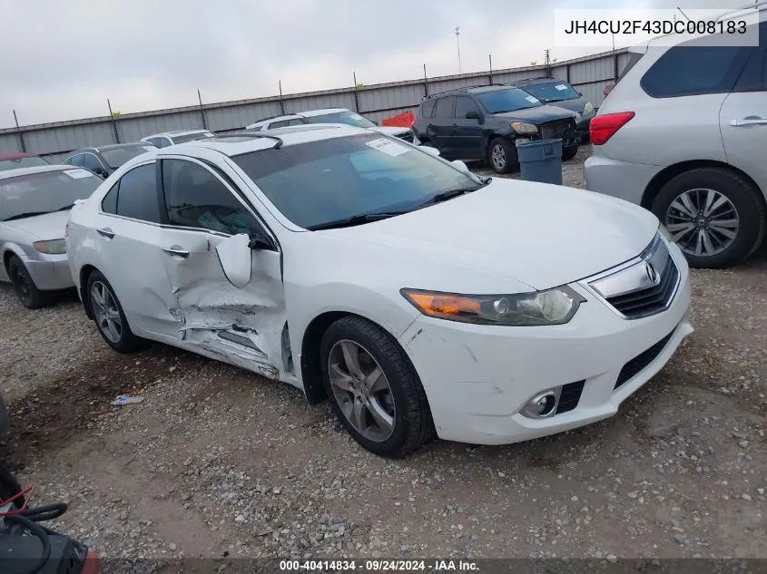 2013 Acura Tsx VIN: JH4CU2F43DC008183 Lot: 40414834