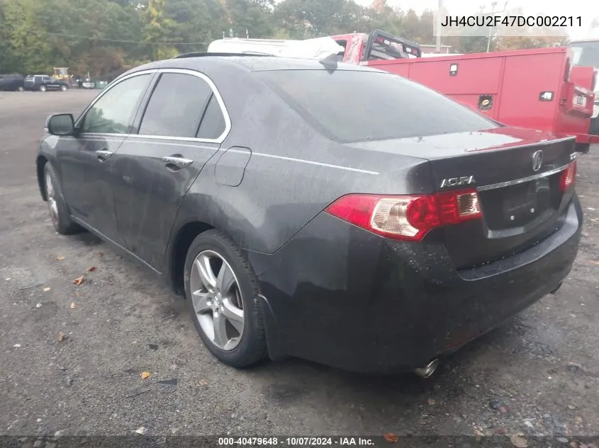 JH4CU2F47DC002211 2013 Acura Tsx