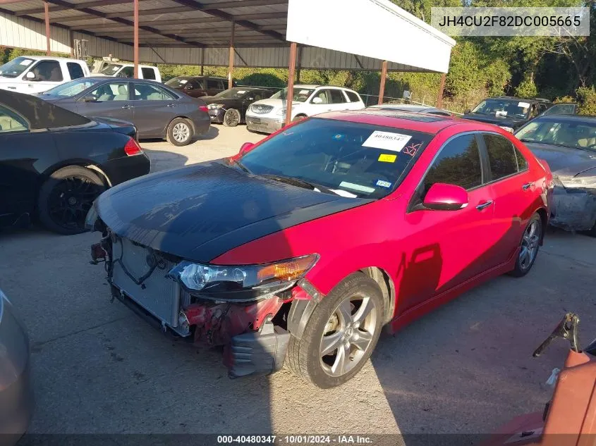 2013 Acura Tsx 2.4 VIN: JH4CU2F82DC005665 Lot: 40480347