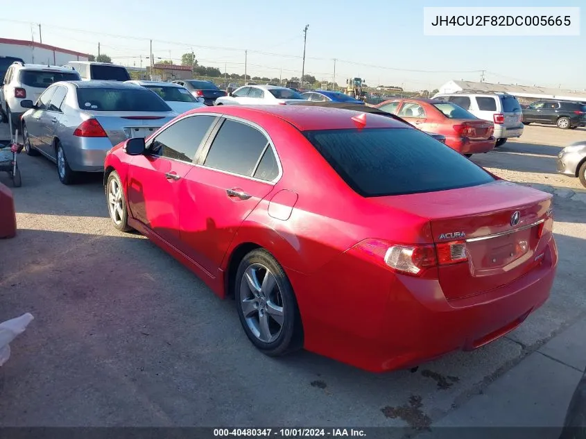 2013 Acura Tsx 2.4 VIN: JH4CU2F82DC005665 Lot: 40480347