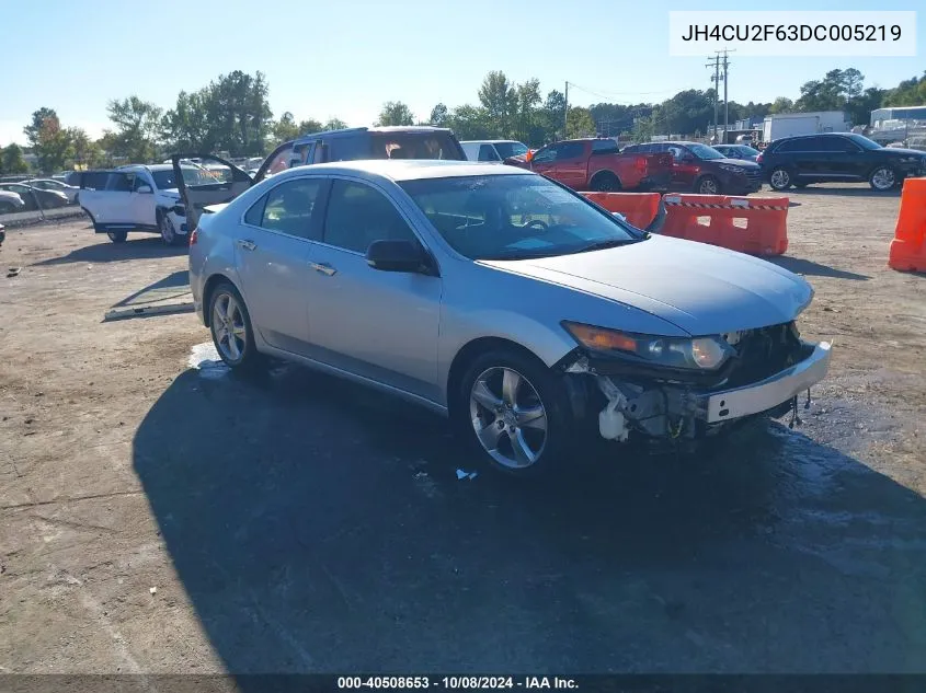 2013 Acura Tsx 2.4 VIN: JH4CU2F63DC005219 Lot: 40508653