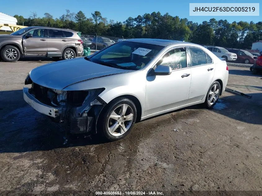 2013 Acura Tsx 2.4 VIN: JH4CU2F63DC005219 Lot: 40508653