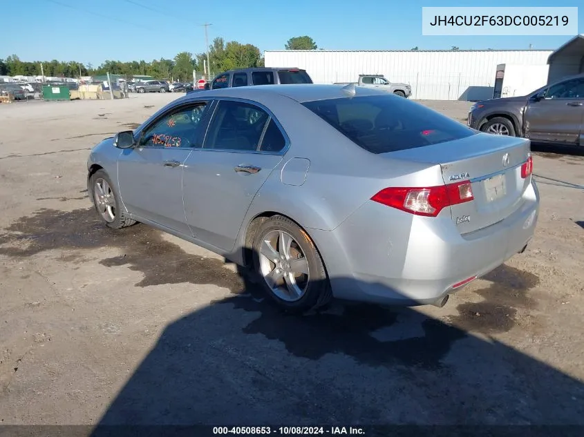 2013 Acura Tsx 2.4 VIN: JH4CU2F63DC005219 Lot: 40508653