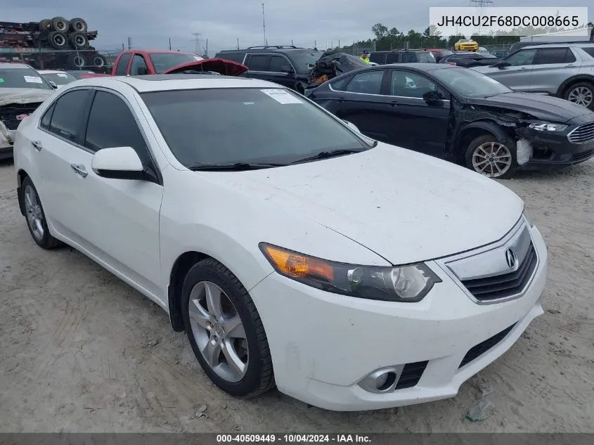 2013 Acura Tsx 2.4 VIN: JH4CU2F68DC008665 Lot: 40509449