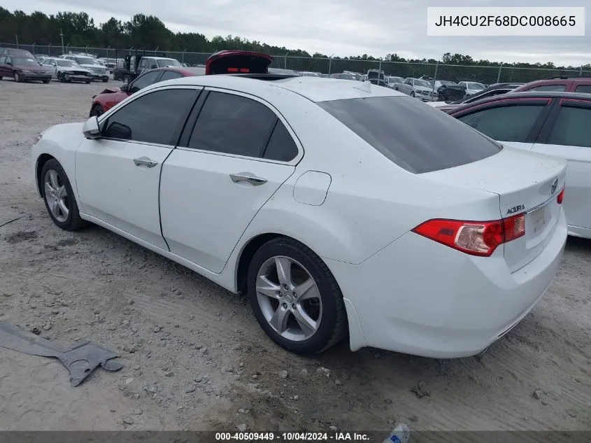 2013 Acura Tsx 2.4 VIN: JH4CU2F68DC008665 Lot: 40509449