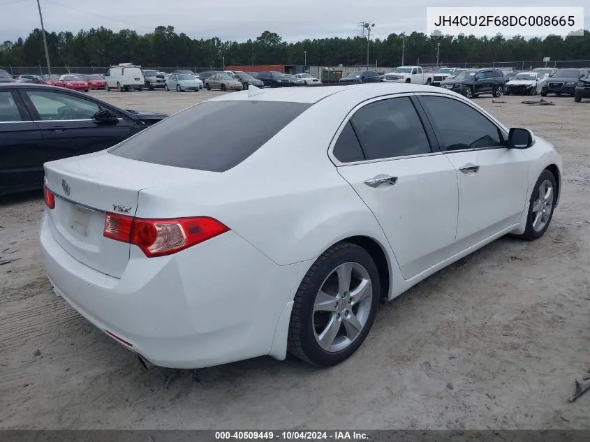 2013 Acura Tsx 2.4 VIN: JH4CU2F68DC008665 Lot: 40509449