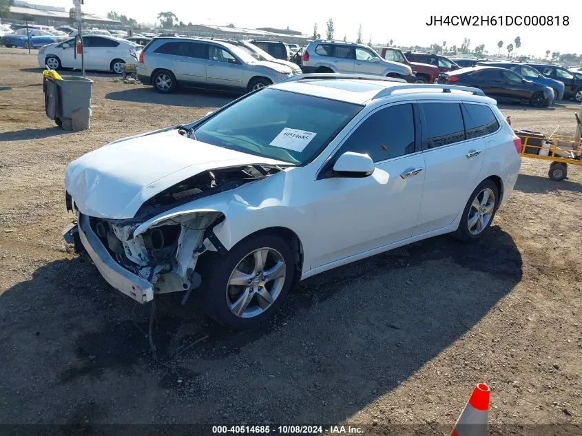 2013 Acura Tsx 2.4 VIN: JH4CW2H61DC000818 Lot: 40514685