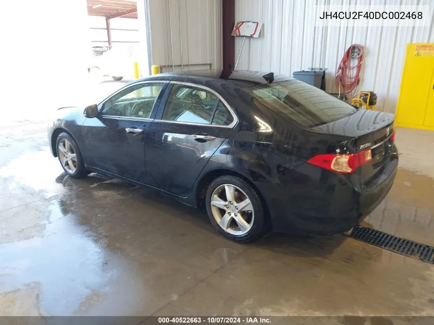 2013 Acura Tsx 2.4 VIN: JH4CU2F40DC002468 Lot: 40522663