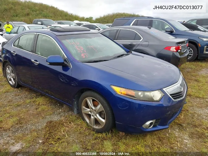 JH4CU2F47DC013077 2013 Acura Tsx