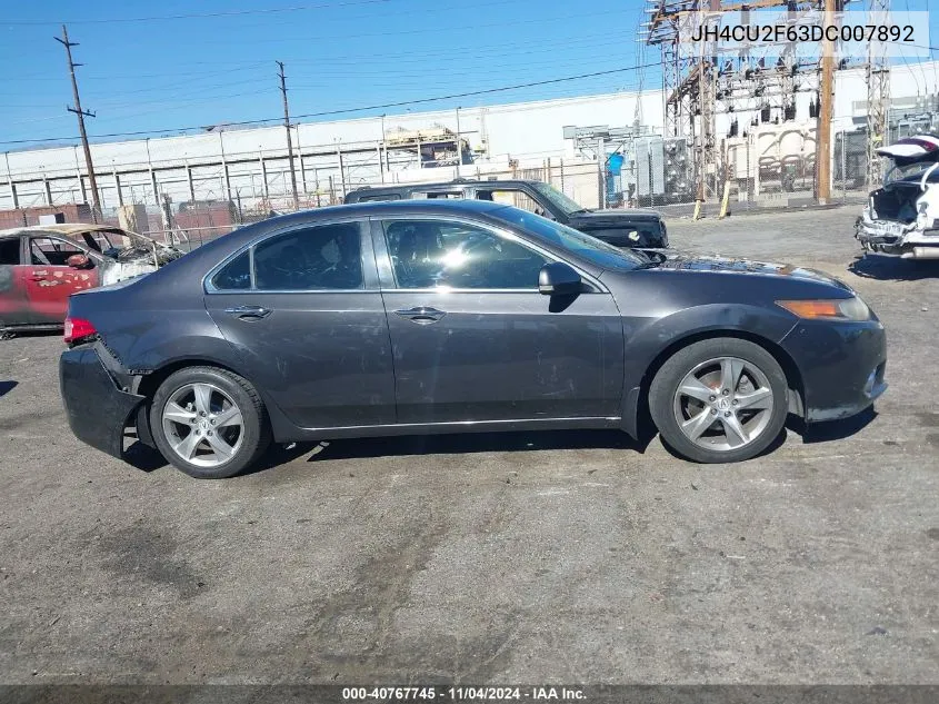 2013 Acura Tsx 2.4 VIN: JH4CU2F63DC007892 Lot: 40767745