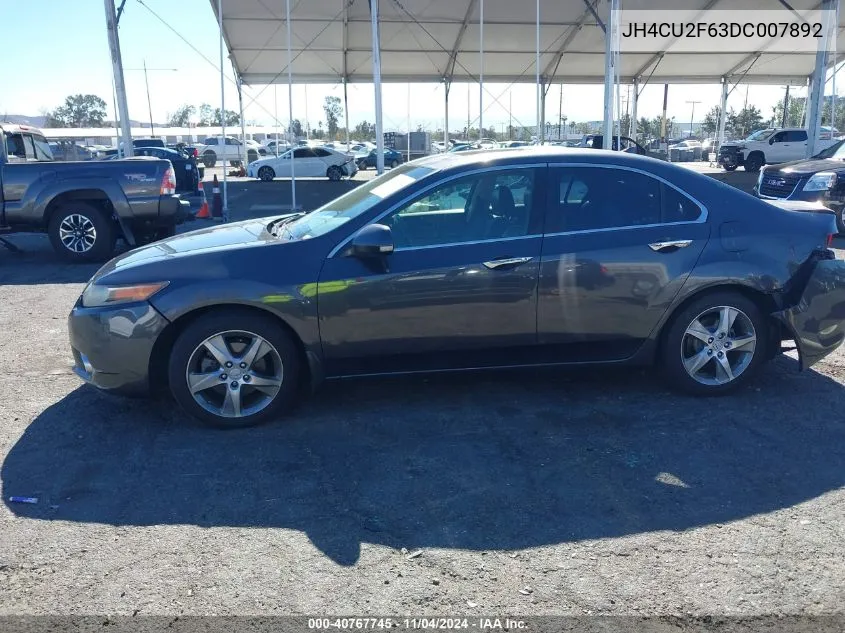 2013 Acura Tsx 2.4 VIN: JH4CU2F63DC007892 Lot: 40767745