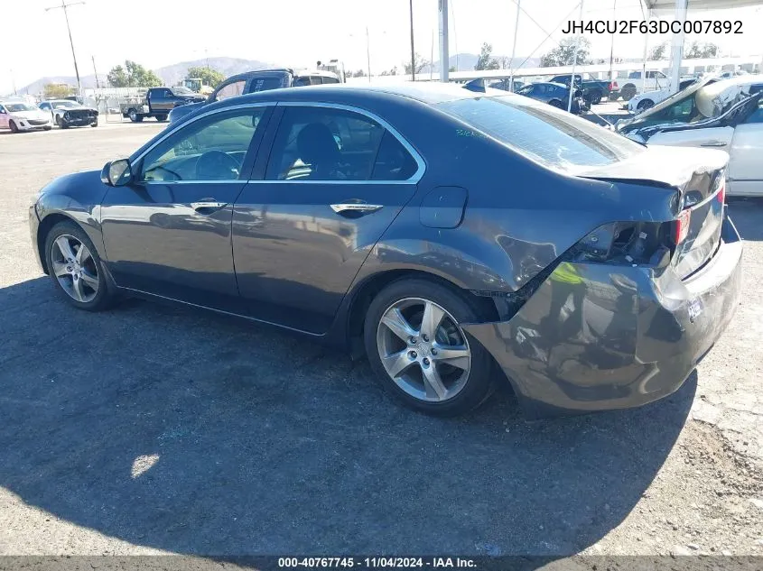 2013 Acura Tsx 2.4 VIN: JH4CU2F63DC007892 Lot: 40767745