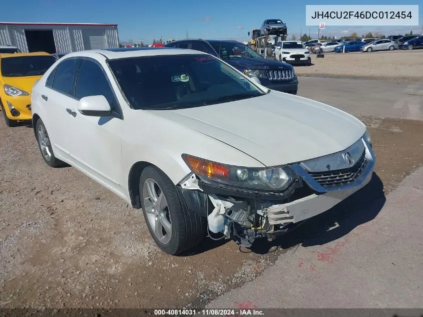 2013 Acura Tsx 2.4 VIN: JH4CU2F46DC012454 Lot: 40814031