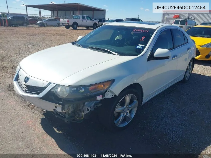 2013 Acura Tsx 2.4 VIN: JH4CU2F46DC012454 Lot: 40814031