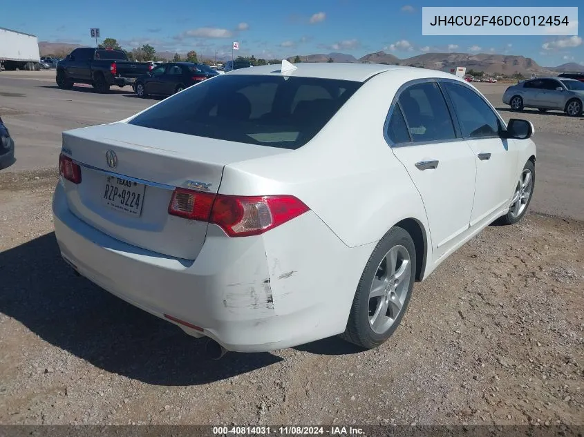 2013 Acura Tsx 2.4 VIN: JH4CU2F46DC012454 Lot: 40814031