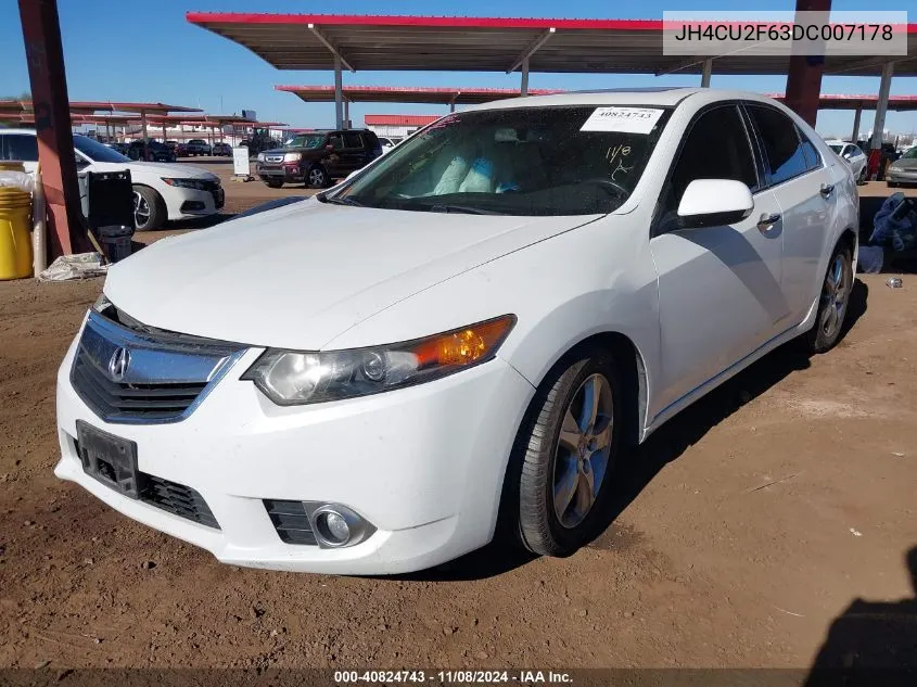 2013 Acura Tsx 2.4 VIN: JH4CU2F63DC007178 Lot: 40824743