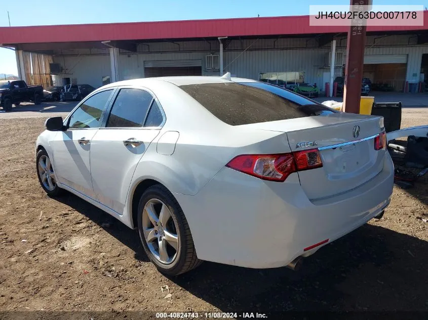 2013 Acura Tsx 2.4 VIN: JH4CU2F63DC007178 Lot: 40824743